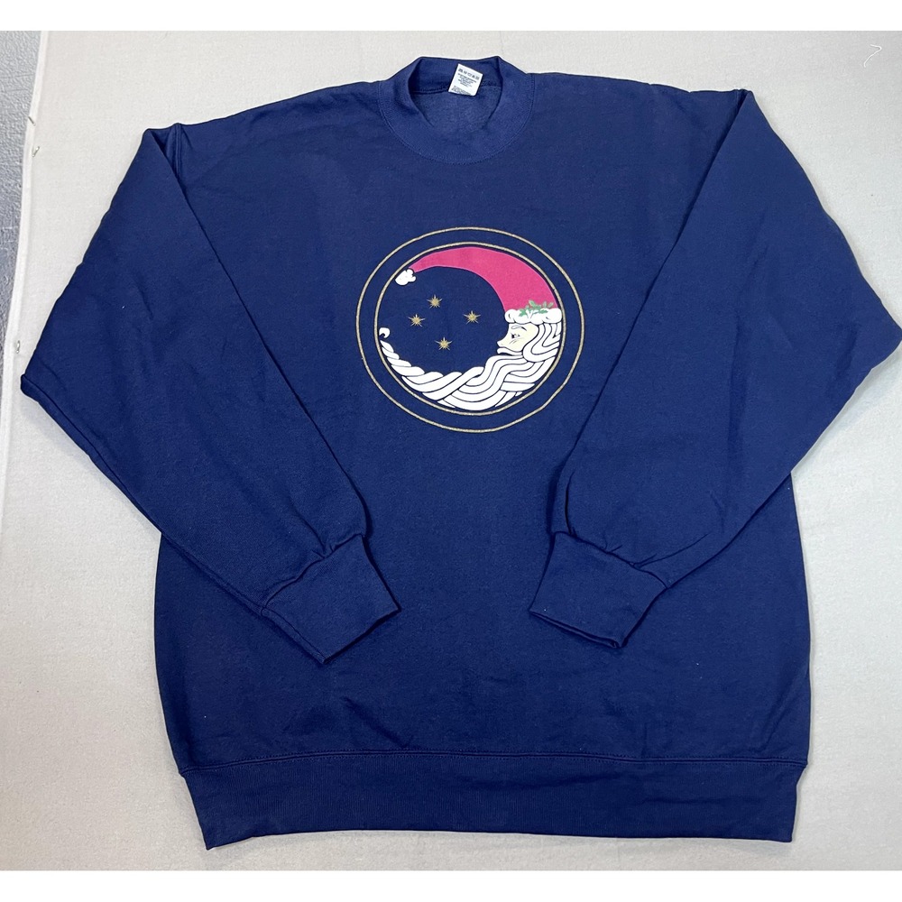 Sweatshirt XL Vintage USA Santa Vtg 90s Fruit Of The Loom‎ Christmas